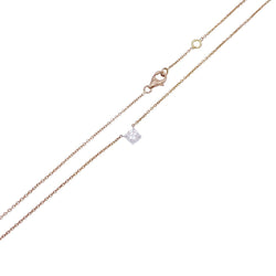Collier solitaire diamant - Castafiore