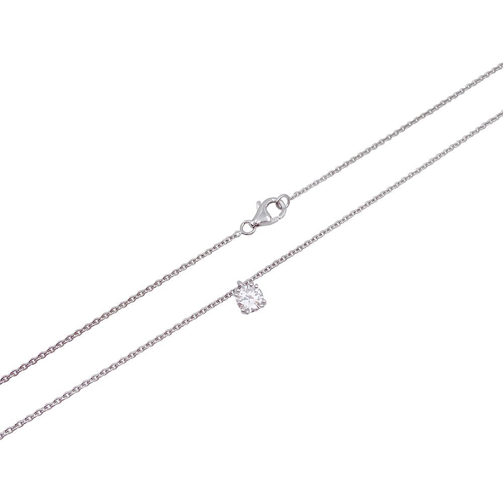 Collier solitaire diamant - Castafiore