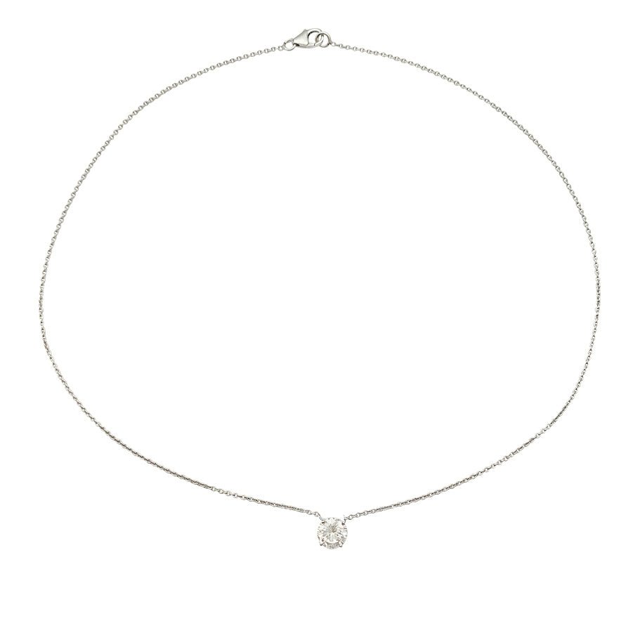 Collier solitaire diamant - Castafiore