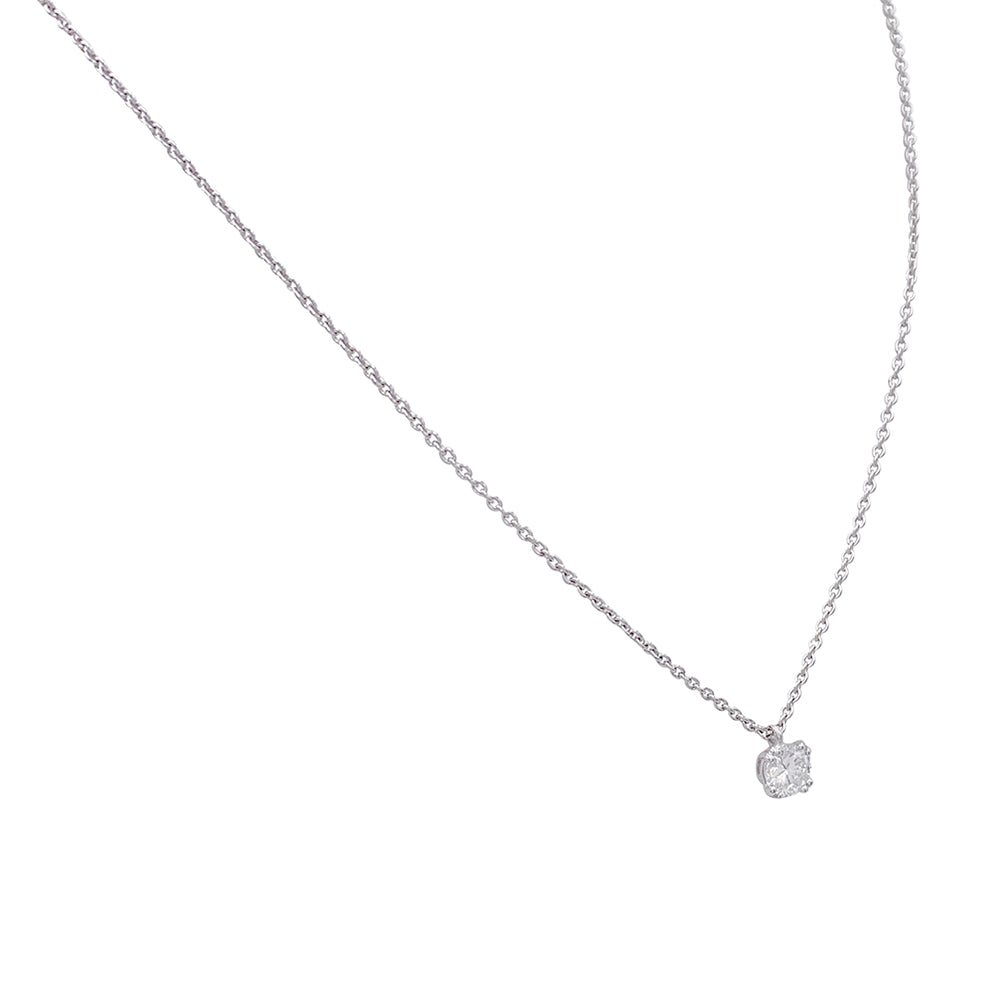 Collier solitaire diamant - Castafiore