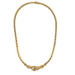 Collier souple en or jaune et diamants - Castafiore