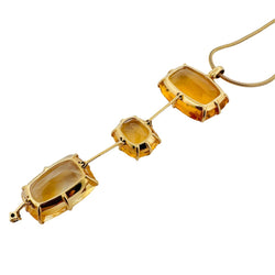 Collier STERN en or jaune et citrines - Castafiore