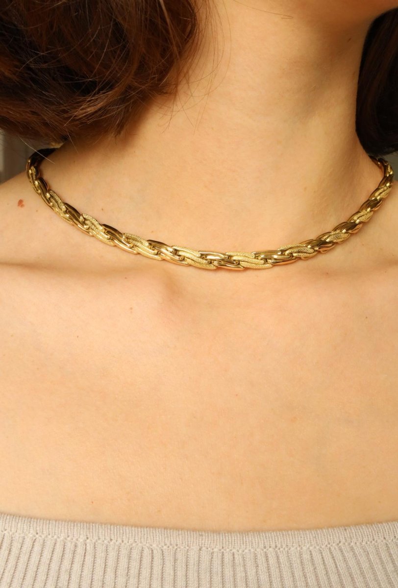 Collier Torsadé Or jaune - Castafiore