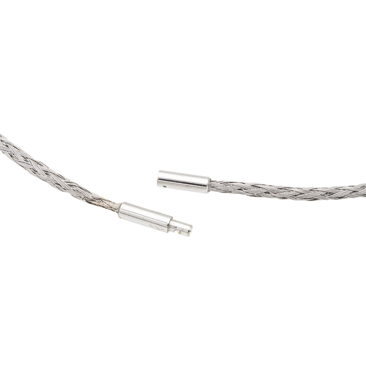 Collier Tressé Or blanc - Castafiore