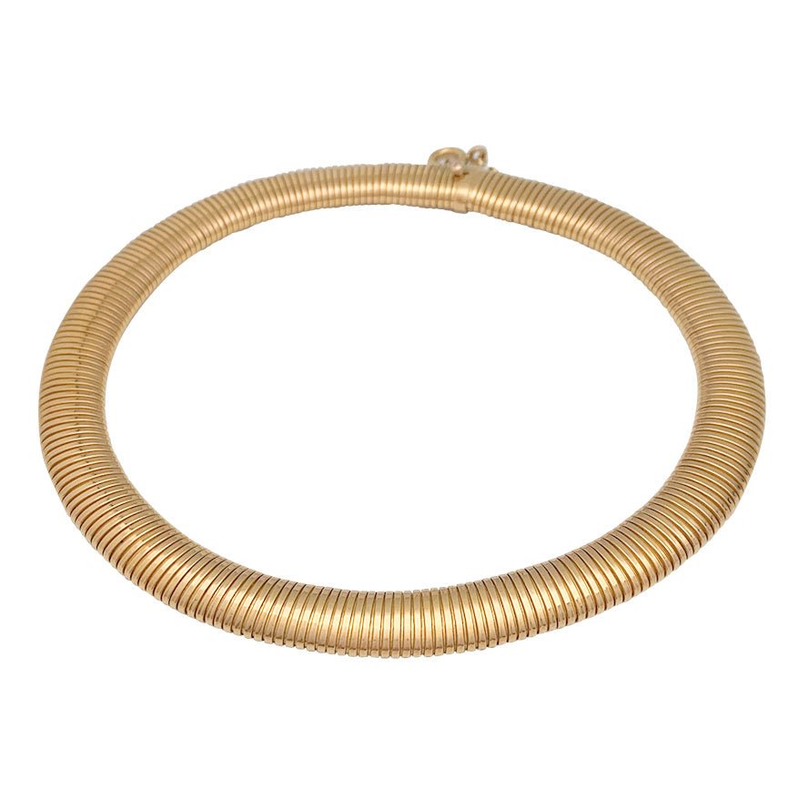 Collier, "Tubogas", or rose - Castafiore