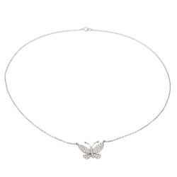 Collier VENDÔME papillon en or blanc et diamants - Castafiore