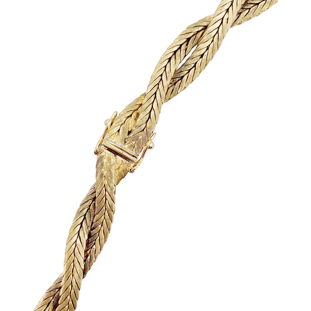 Collier vintage Mellerio dits Meller, or jaune. - Castafiore