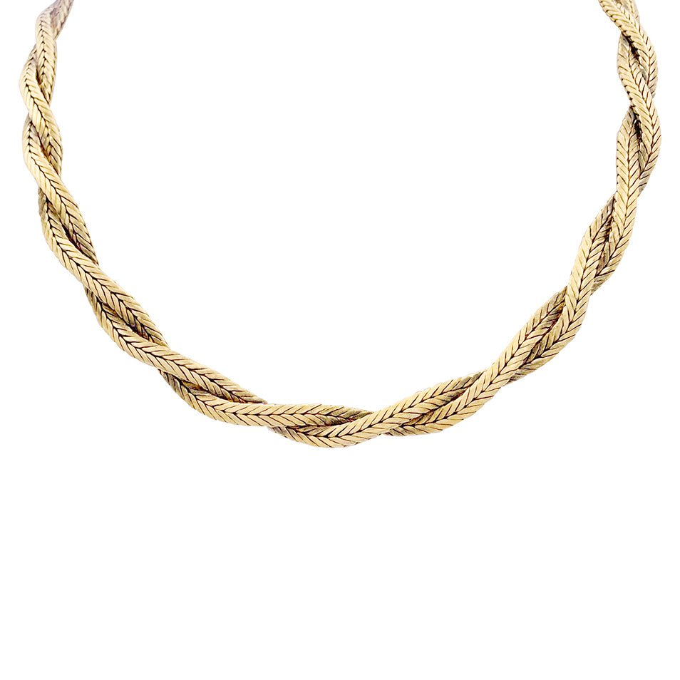 Collier vintage Mellerio dits Meller, or jaune. - Castafiore