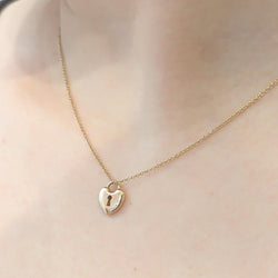 Colliers cœur Tiffany&co en or jaune - Castafiore