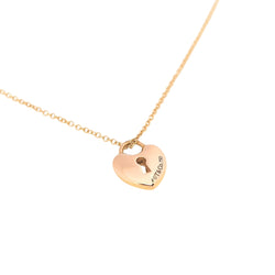 Colliers cœur Tiffany&co en or jaune - Castafiore