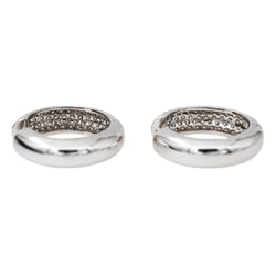 Créoles en or blanc et diamants - Castafiore