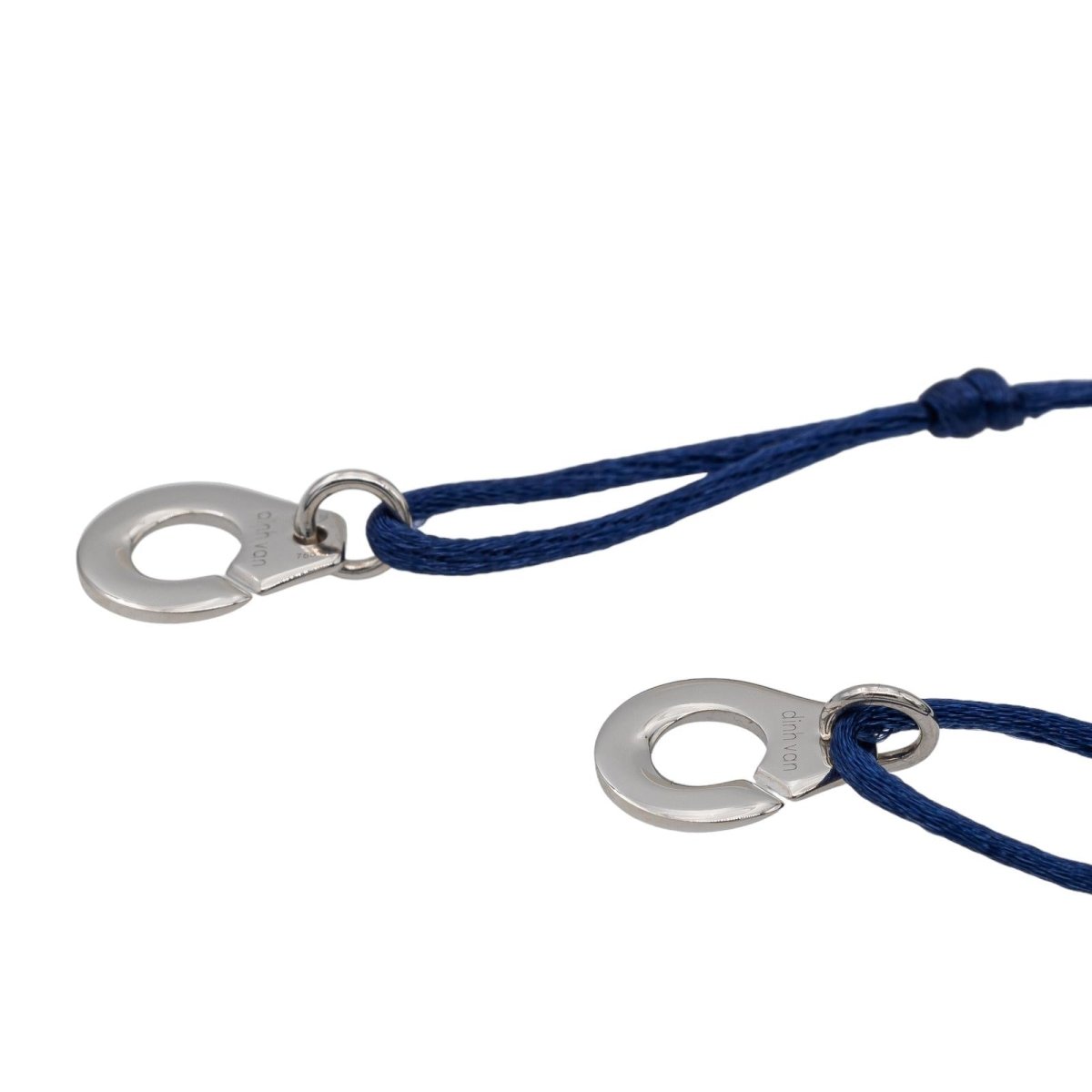 Dinh Van Bracelet Cordon Menottes Or blanc - Castafiore