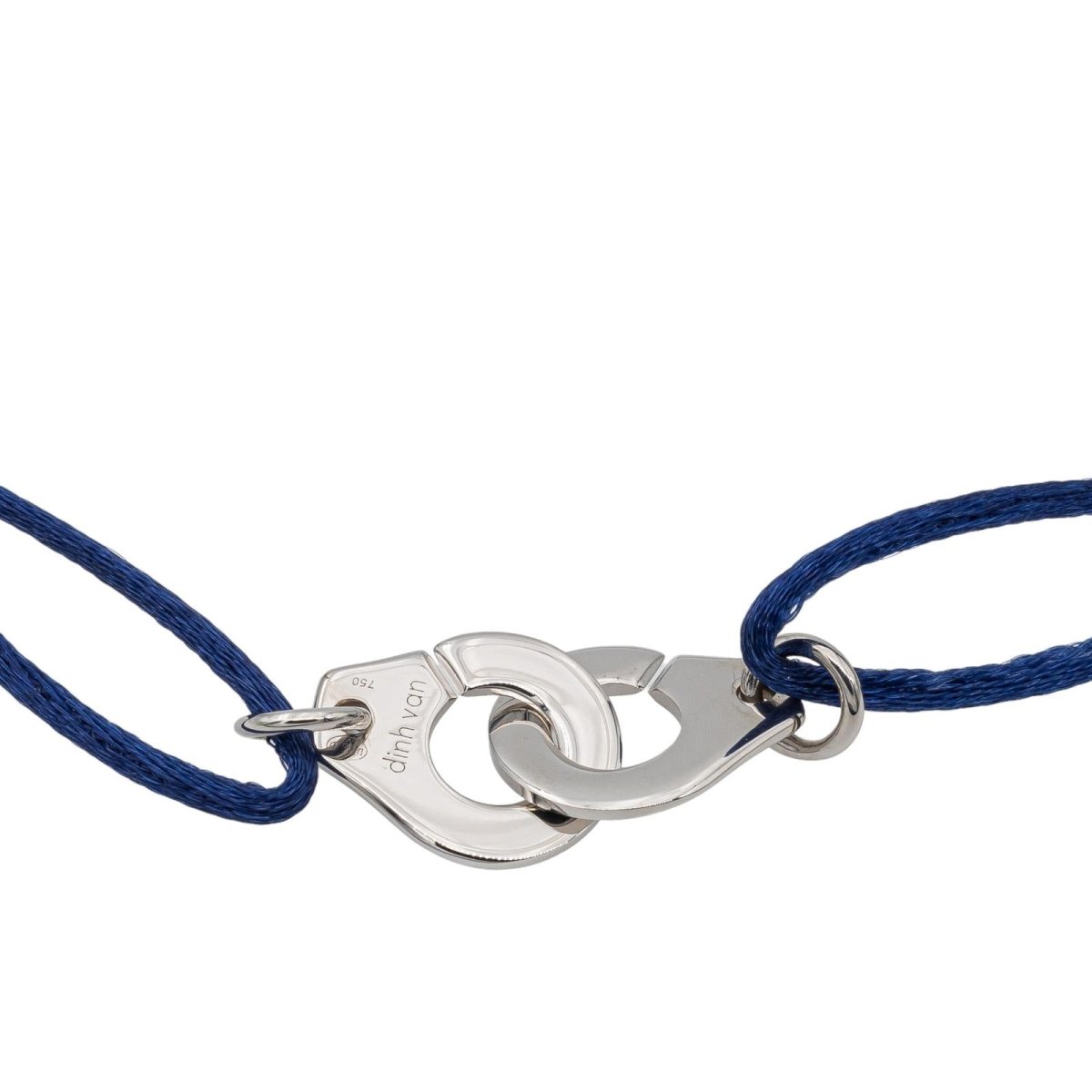 Dinh Van Bracelet Cordon Menottes Or blanc - Castafiore