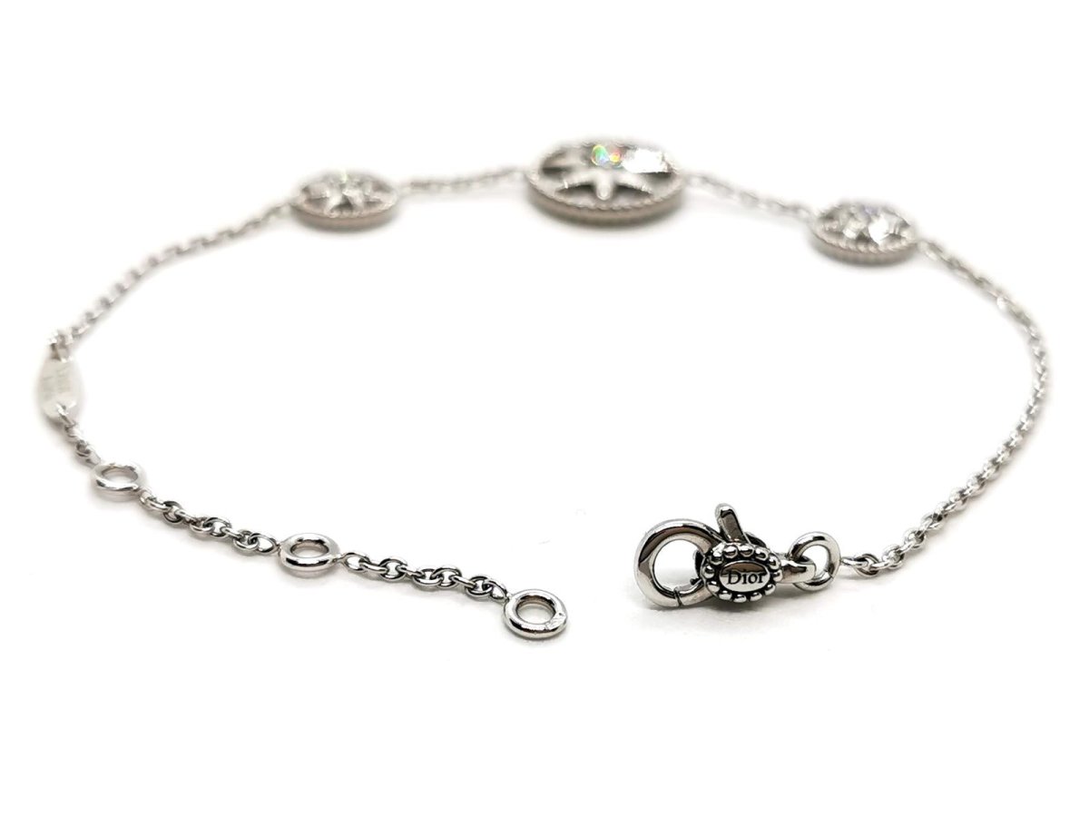 Dior Bracelet Rose des vents Or blanc Diamant - Castafiore