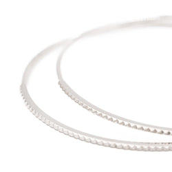 Duos de bracelets Jonc en or blanc - Castafiore