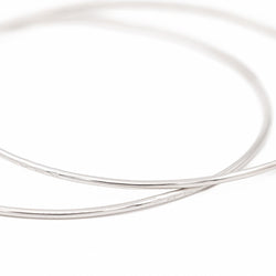 Duos de bracelets Jonc en or blanc - Castafiore