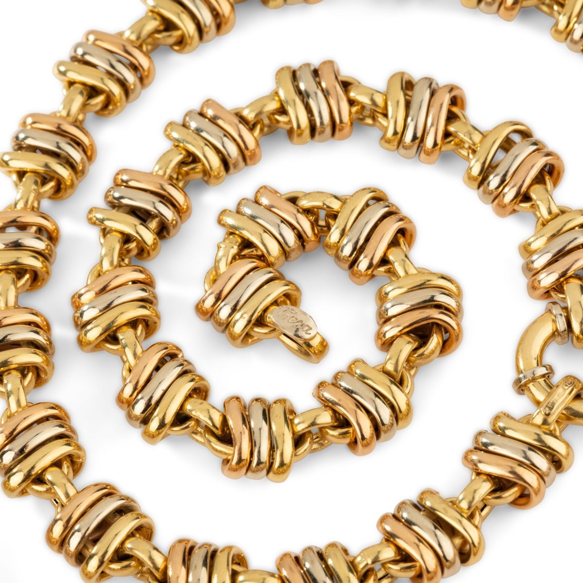 Ensemble Collier-Bracelet TESA en or jaune - Castafiore