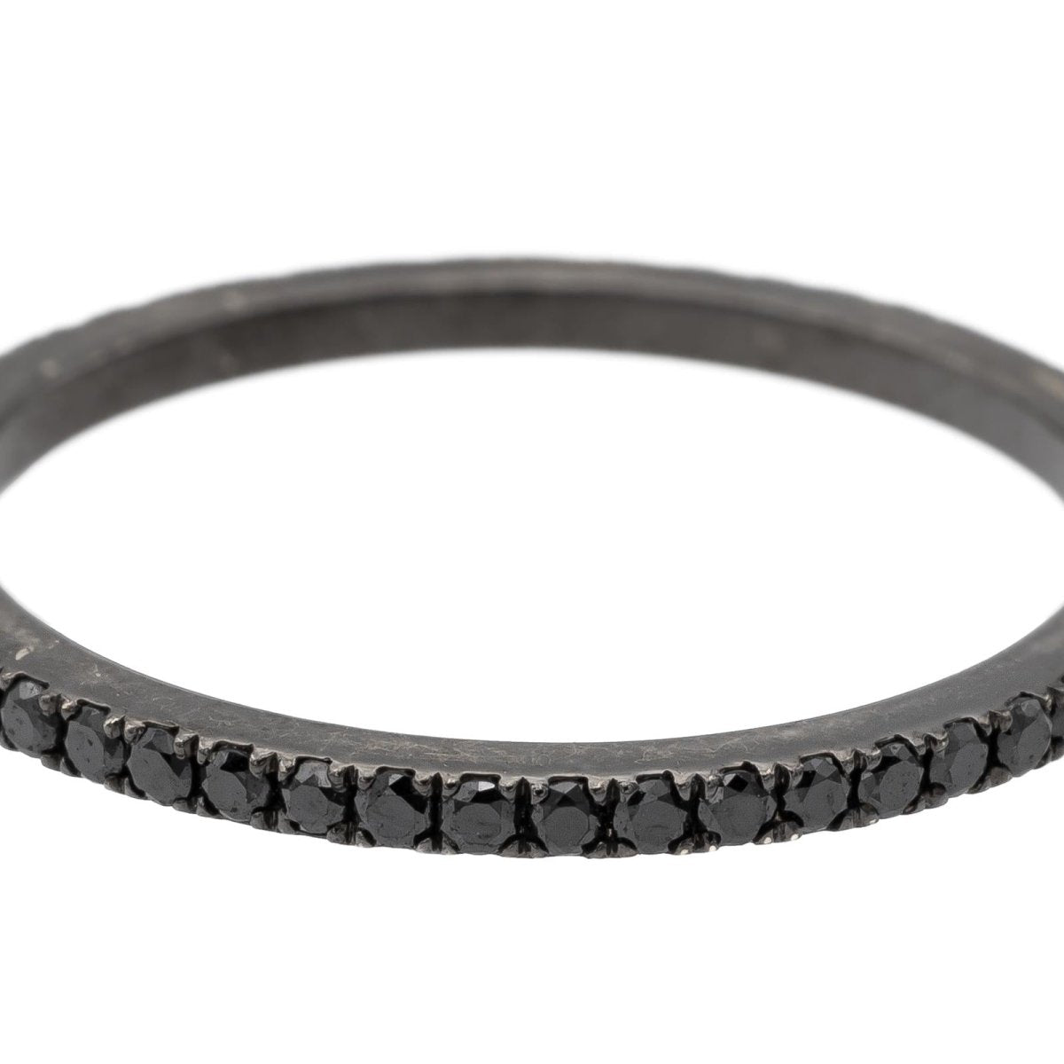 Etername Bague Pure Or noir Diamant - Castafiore