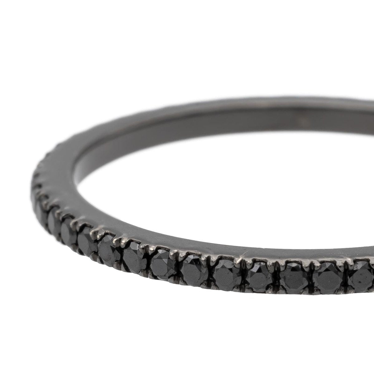 Etername Bague Pure Or noir Diamant - Castafiore