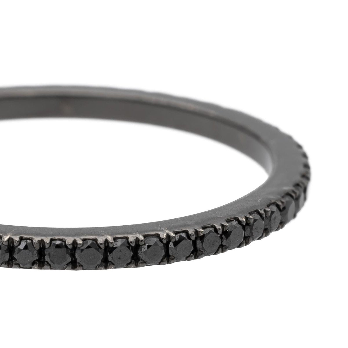 Etername Bague Pure Or noir Diamant - Castafiore
