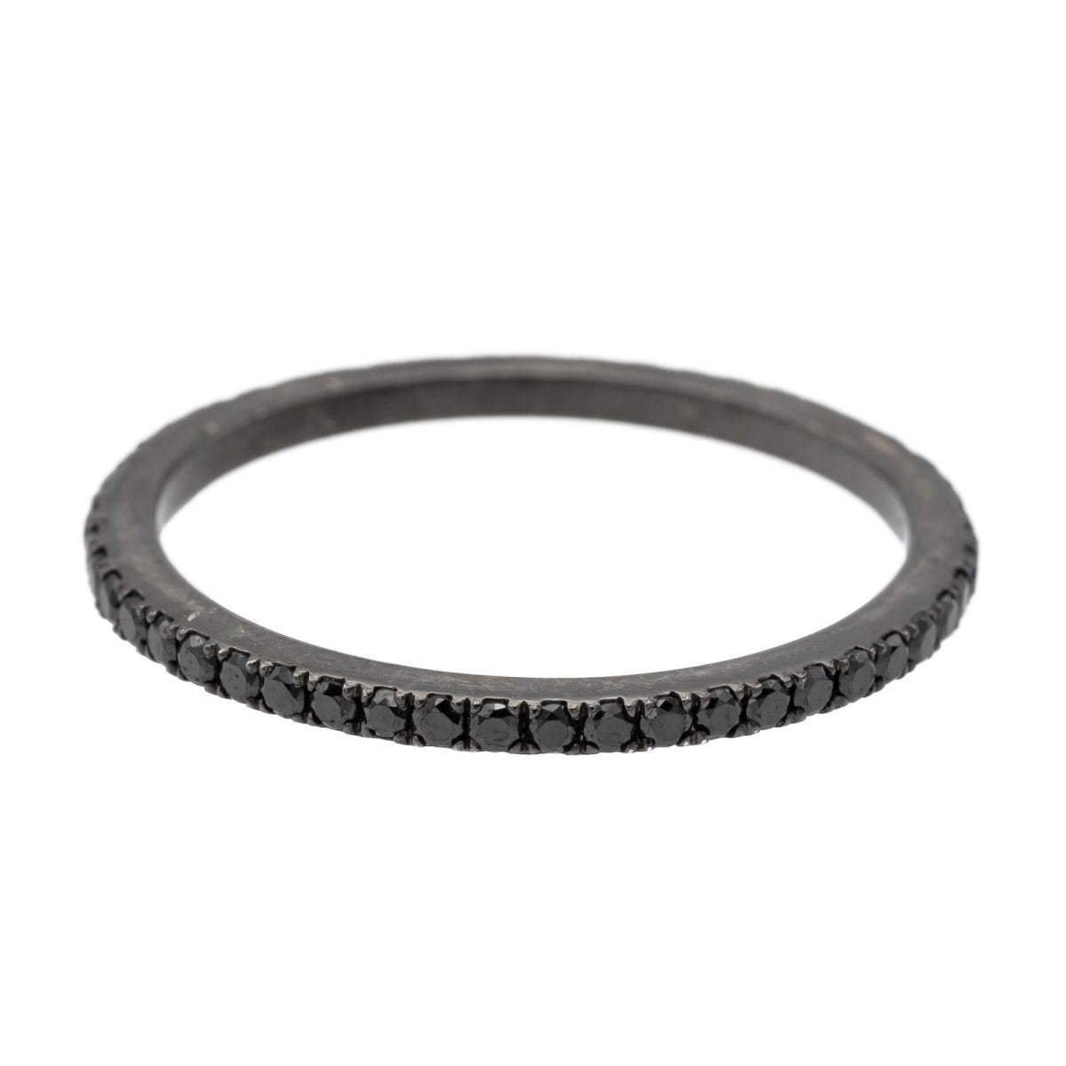 Etername Bague Pure Or noir Diamant - Castafiore