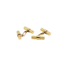 Fluted baton cufflinks - Castafiore