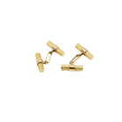 Fluted baton cufflinks - Castafiore