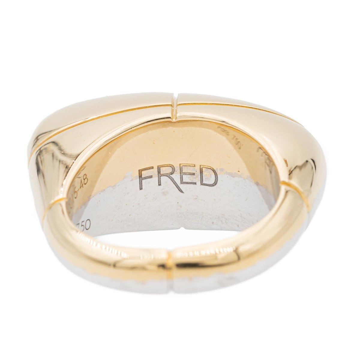 Fred Bague Bicolore Or jaune - Castafiore