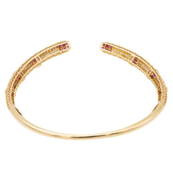 Fred Collier Torque Or jaune Diamant - Castafiore