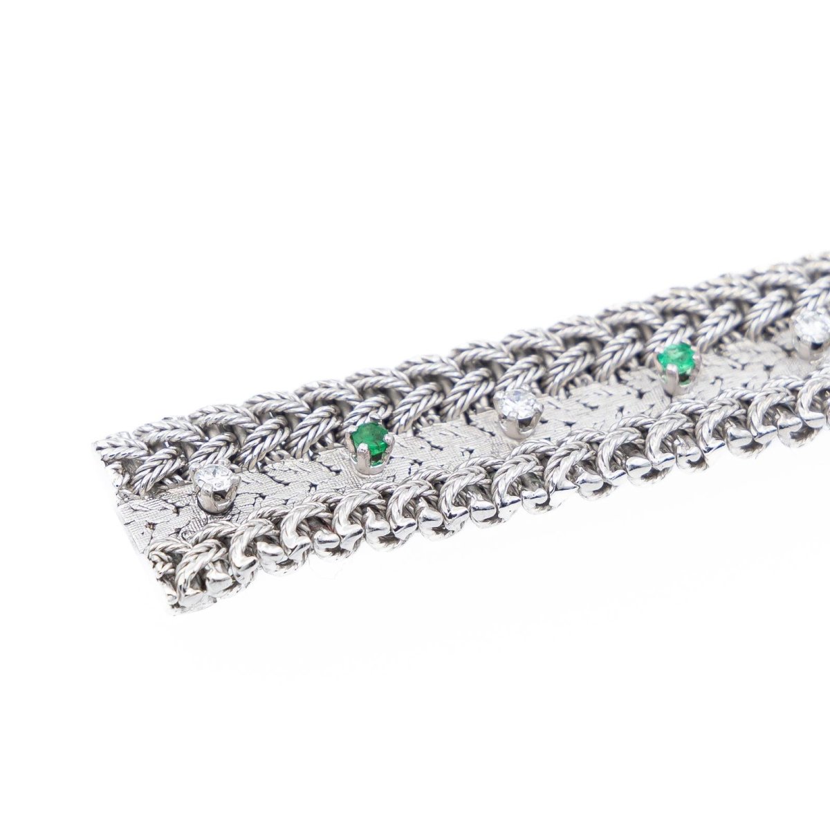 Gay Frères Bracelet Manchette Or blanc Diamant - Castafiore