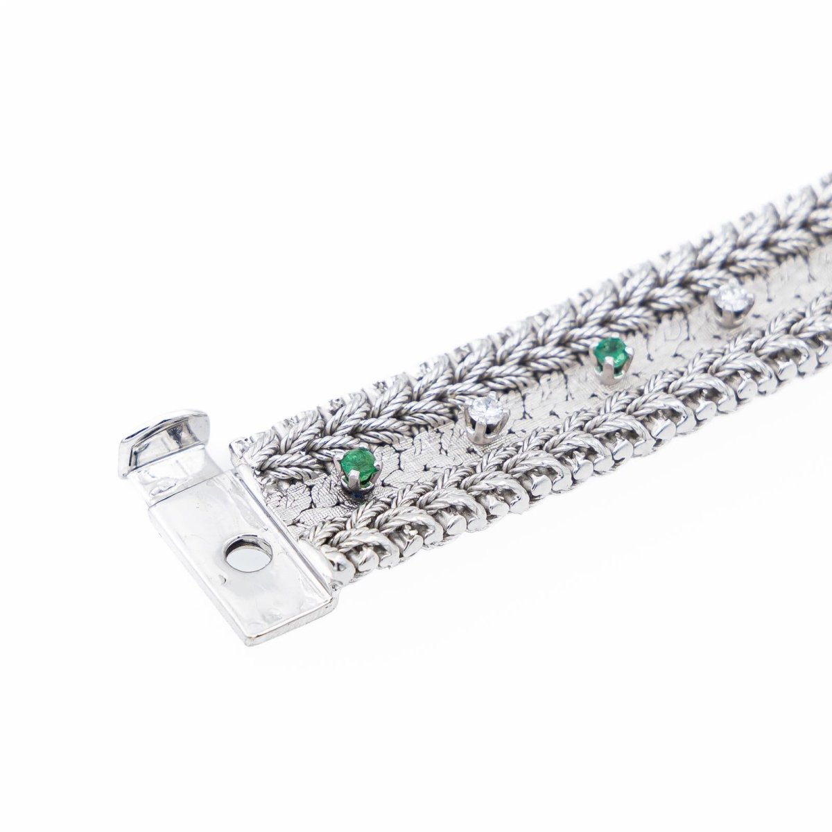 Gay Frères Bracelet Manchette Or blanc Diamant - Castafiore