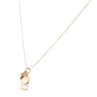 Ginette NY Collier Pendentif Mini Ever Charm Necklace Or rose - Castafiore