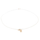 Ginette NY Collier Pendentif Mini Ever Charm Necklace Or rose - Castafiore