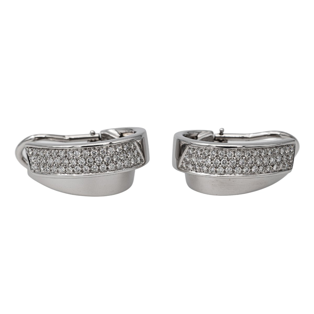 Giorgio Visconti Boucles d'oreilles Or blanc Diamant - Castafiore