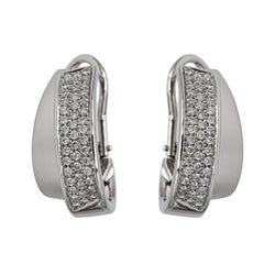 Giorgio Visconti Boucles d'oreilles Or blanc Diamant - Castafiore