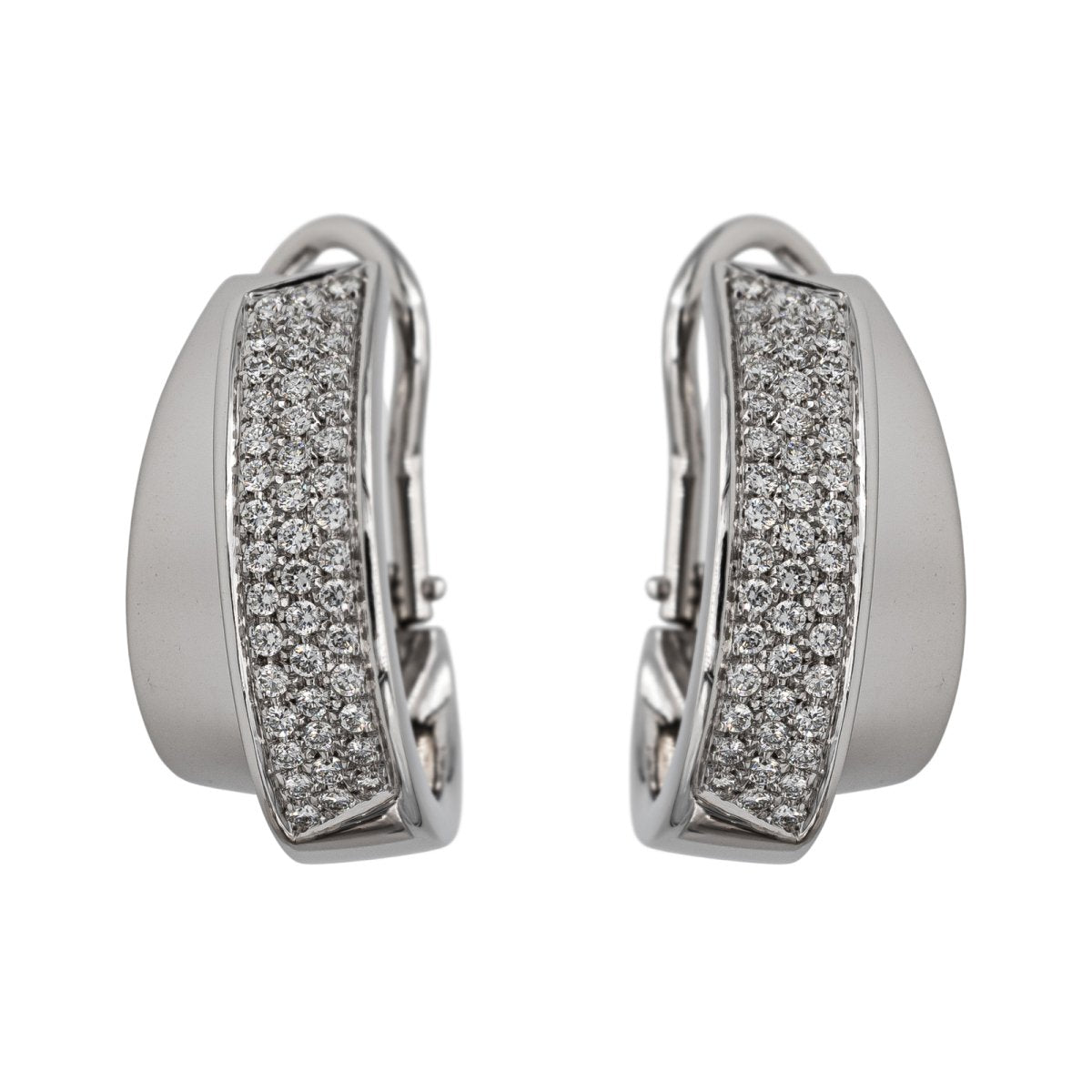Giorgio Visconti Boucles d'oreilles Or blanc Diamant - Castafiore