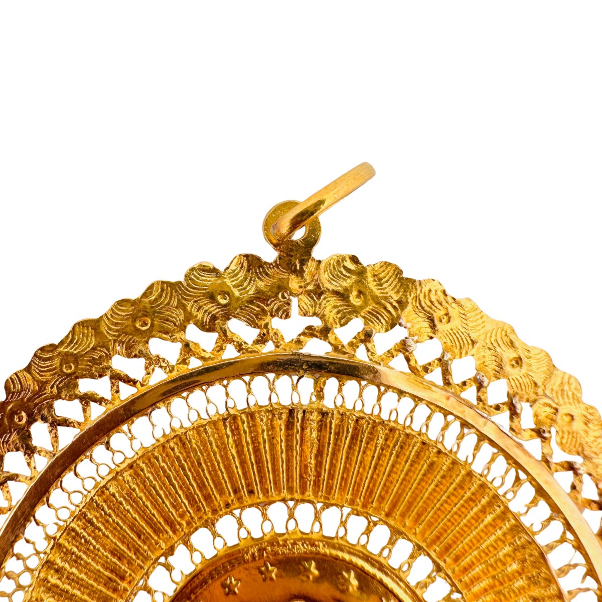 Grande médaille en or jaune - Castafiore