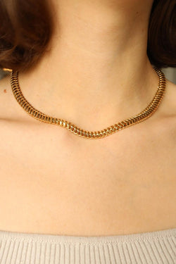 Gübelin Collier Maille fantaisie Or jaune - Castafiore