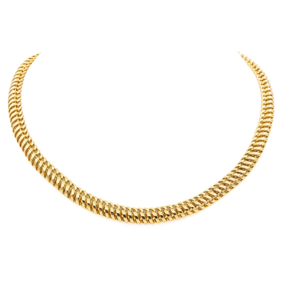 Gübelin Collier Maille fantaisie Or jaune - Castafiore