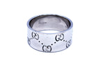 Gucci Bague Icon Or blanc - Castafiore