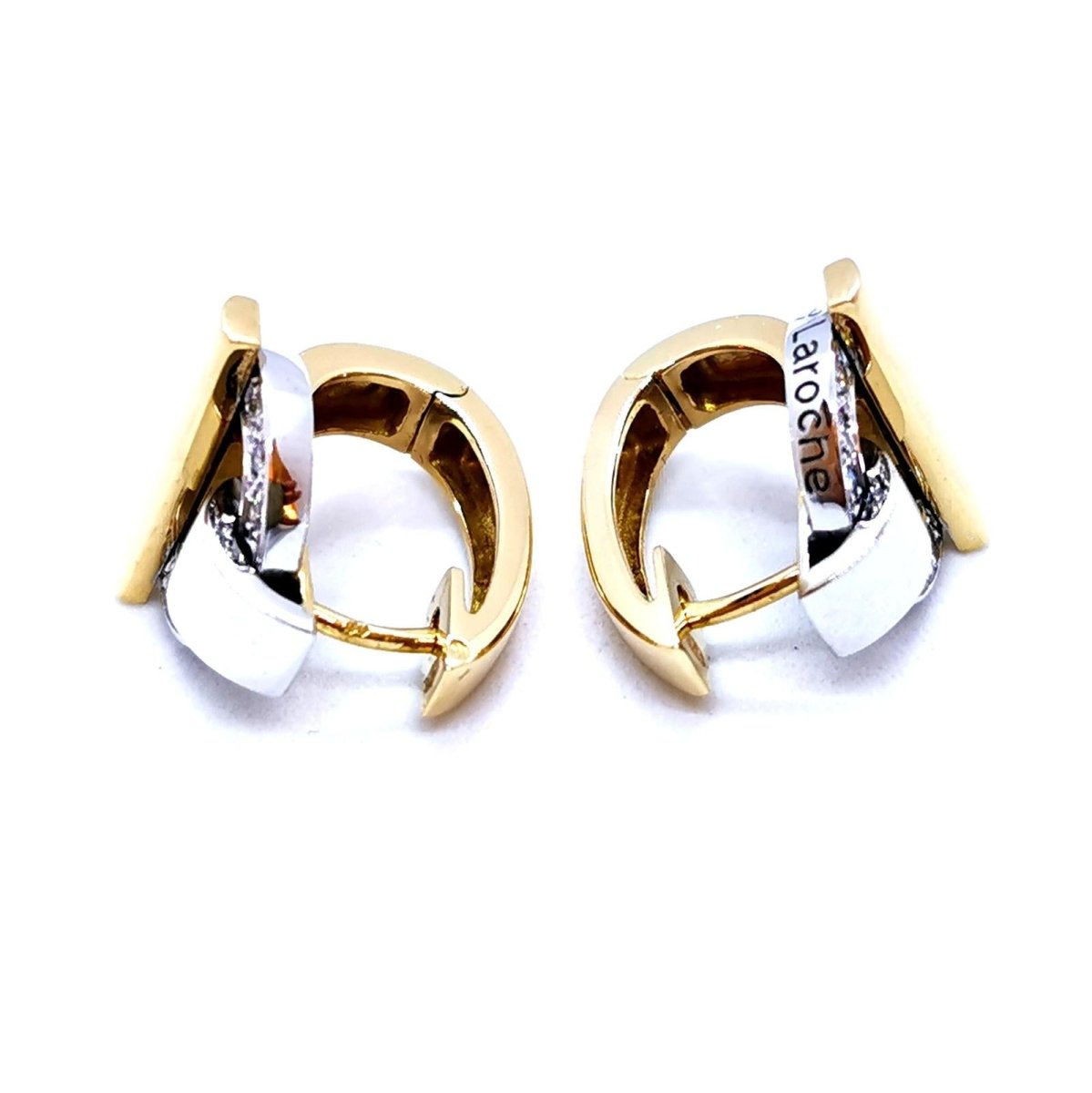 Guy Laroche Boucles d'oreilles Or jaune Diamant - Castafiore