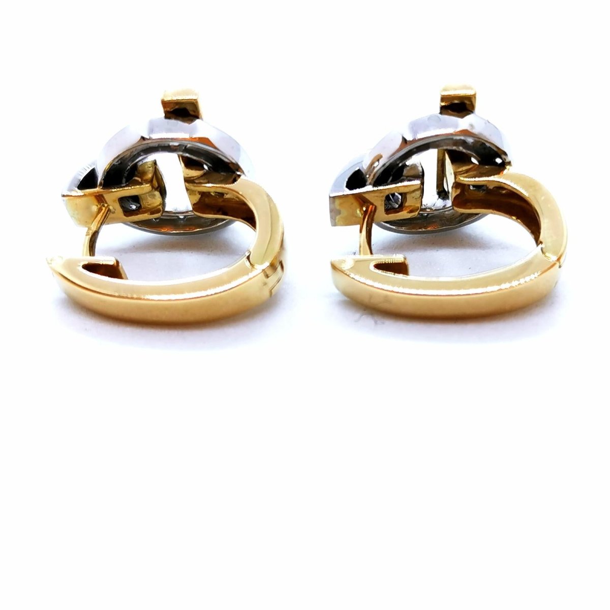 Guy Laroche Boucles d'oreilles Or jaune Diamant - Castafiore