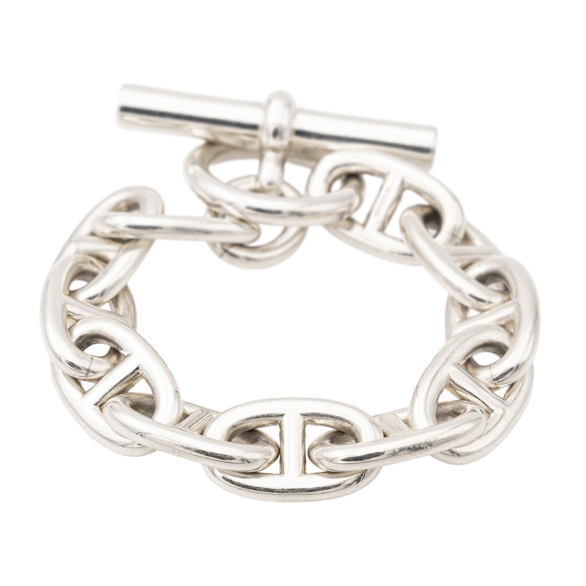 Hermès Bracelet Chaîne d'ancre Argent - Castafiore