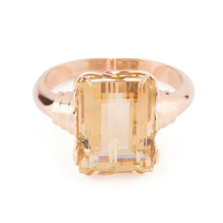 Important bracelet en or jaune et citrine - Castafiore