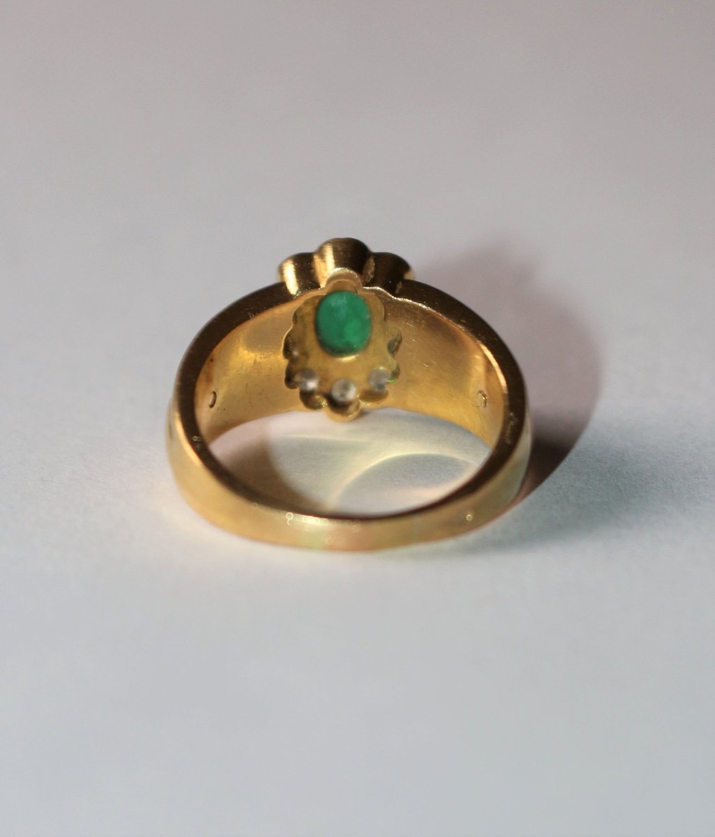 Korloff Emerald Daisy Ring Diamonds – Castafiore