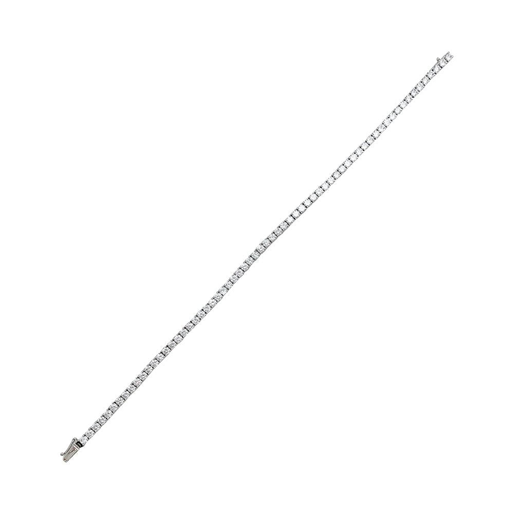 Ligne tennis Gubelin or blanc diamants - Castafiore