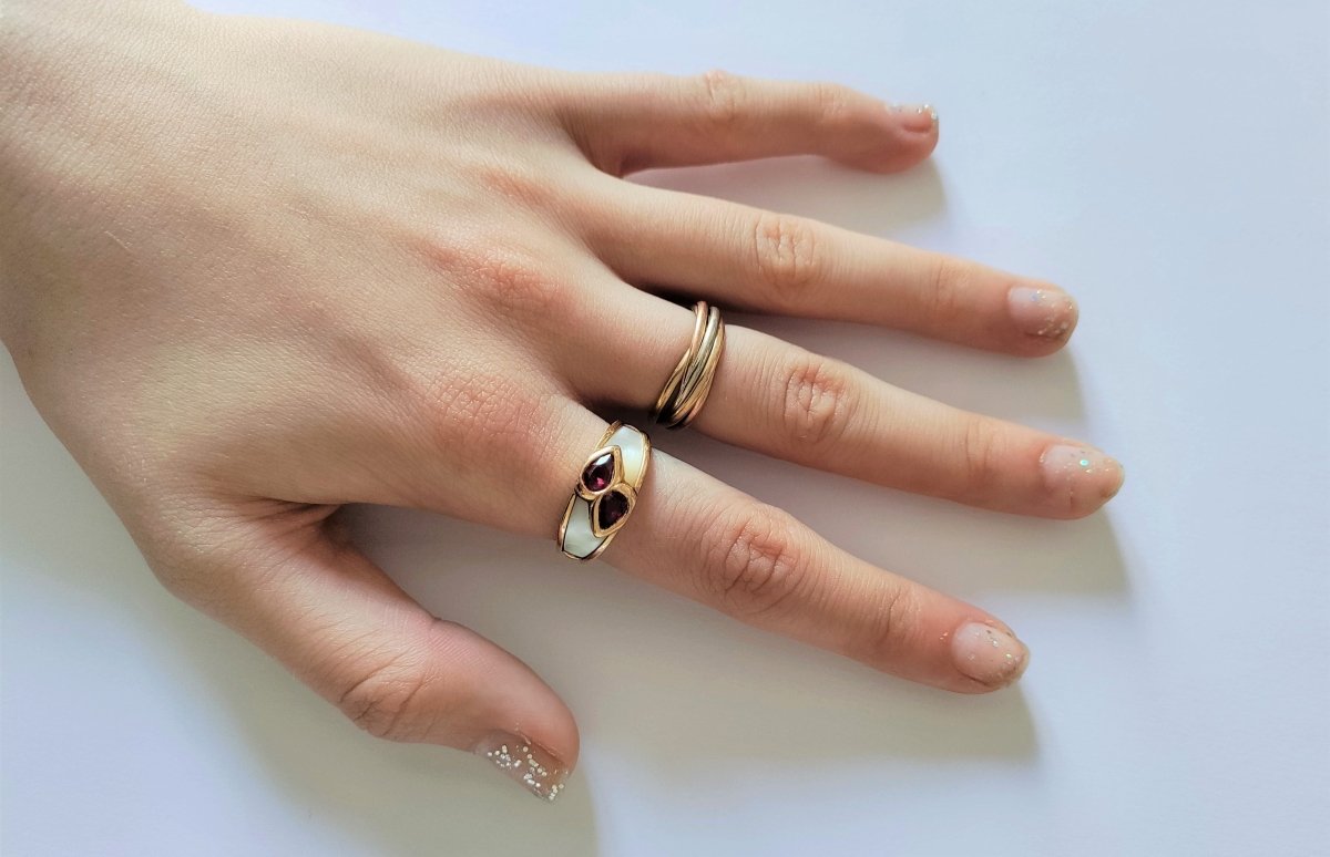 MAUBOUSSIN bague NADIA rubis & nacre - Castafiore