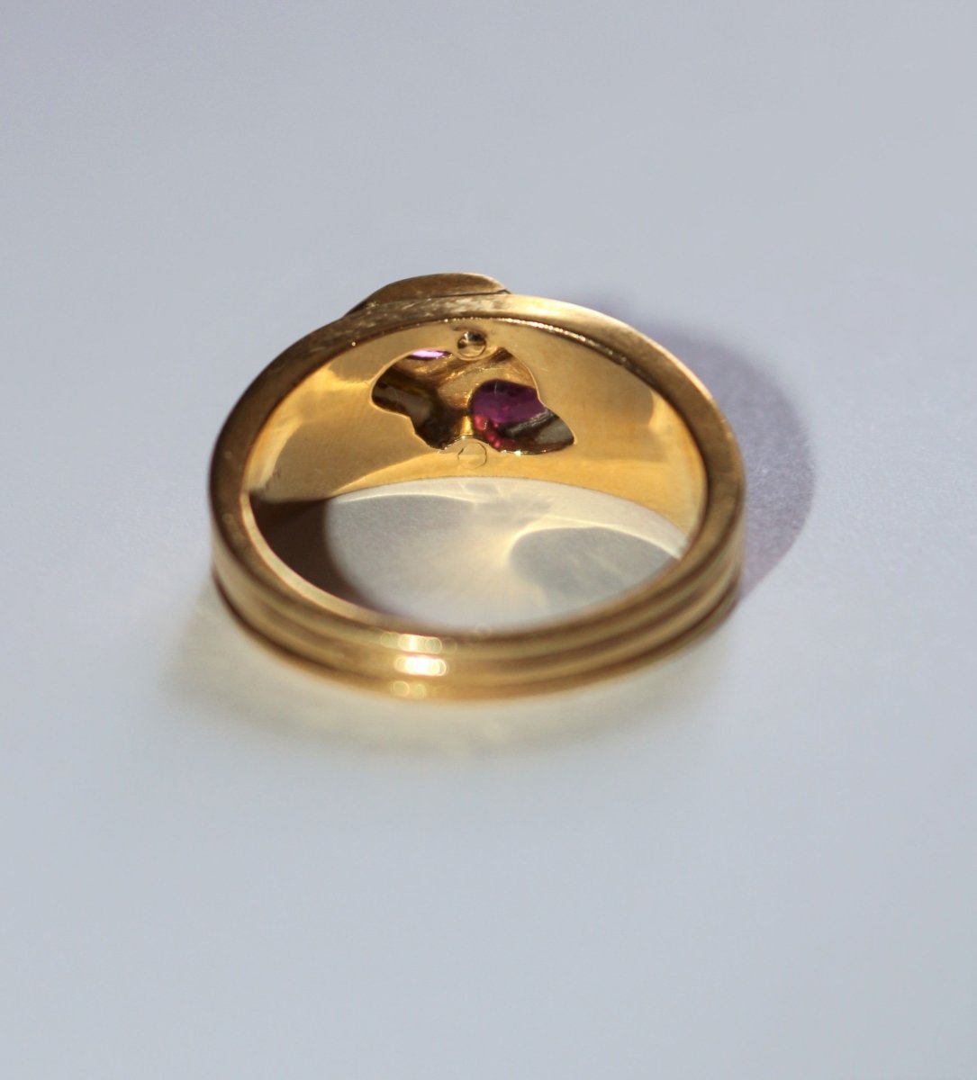 MAUBOUSSIN bague NADIA rubis & nacre - Castafiore