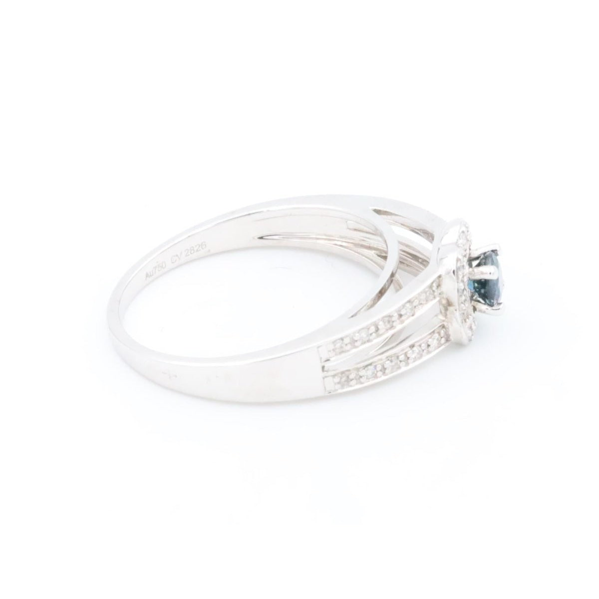 Mauboussin Bague Solitaire Chance of love Or blanc Saphir - Castafiore