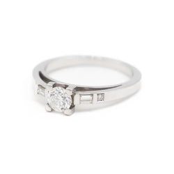 Mauboussin Bague Solitaire Courtisane Or blanc Diamant - Castafiore